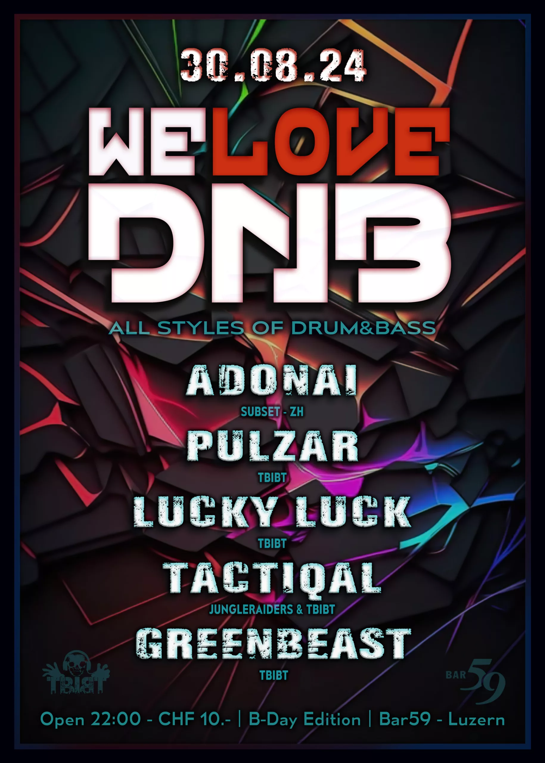 We Love DNB – B-Day Edition