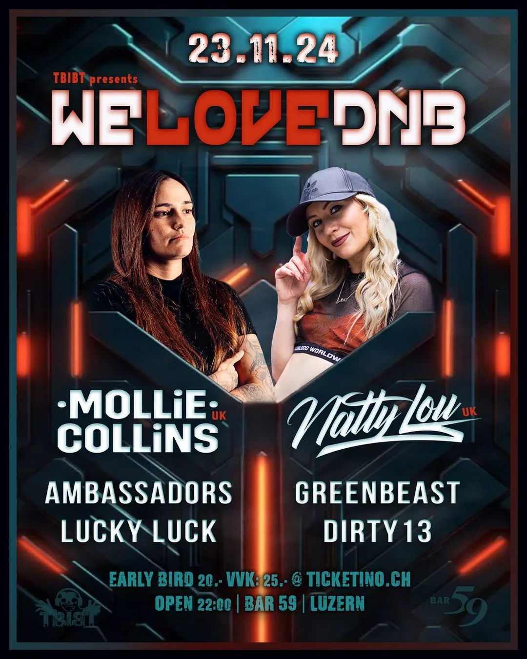 We Love DNB w/ MOLLIE COLLINS & NATTY LOU