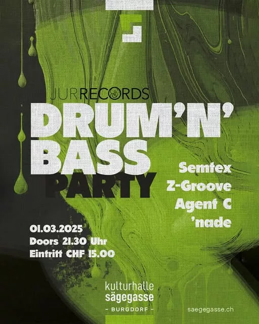 DRUM’N’BASS PARTY w/ JUR RECORDS