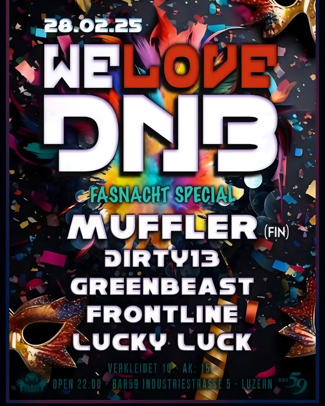 WE LOVE DNB – FASNACHT SPECIAL