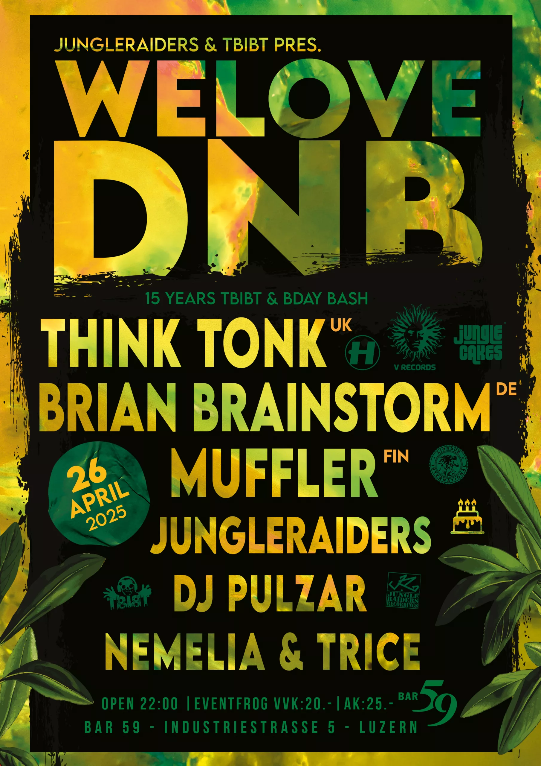 WE LOVE DNB – 15 YEARS TBIBT