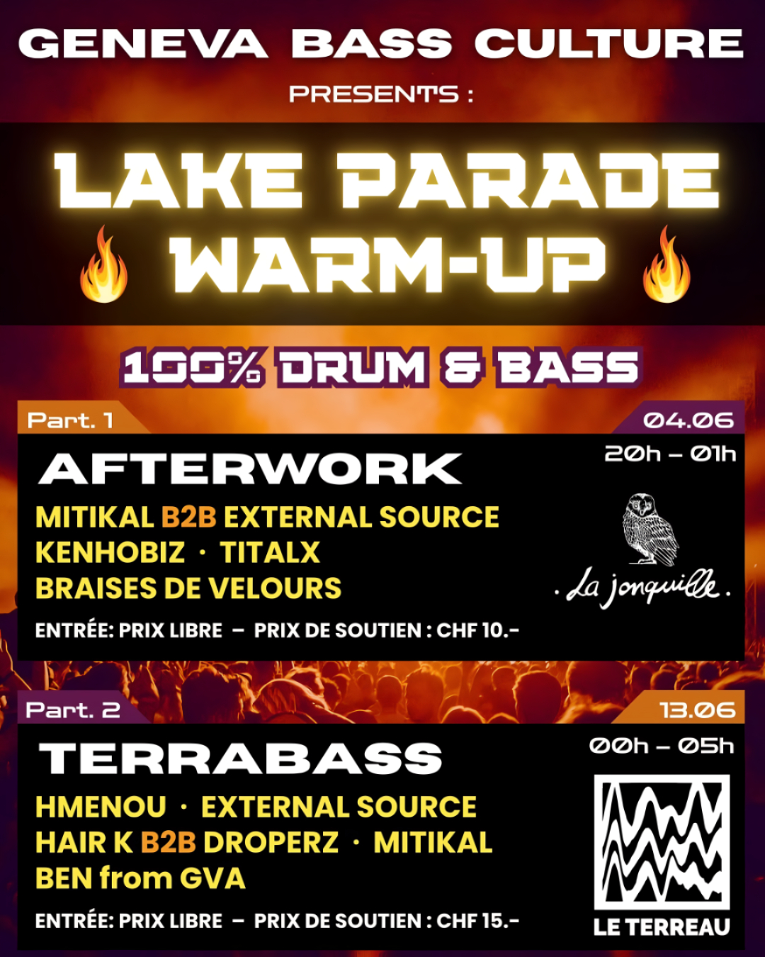 TERRABASS – LAKE PARADE WARM-UP 2