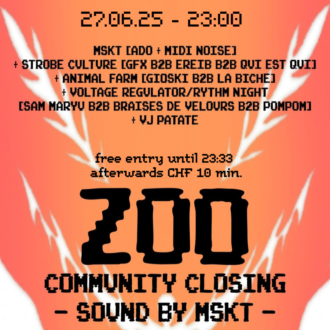 ZOO COMMUNITY CLOSING