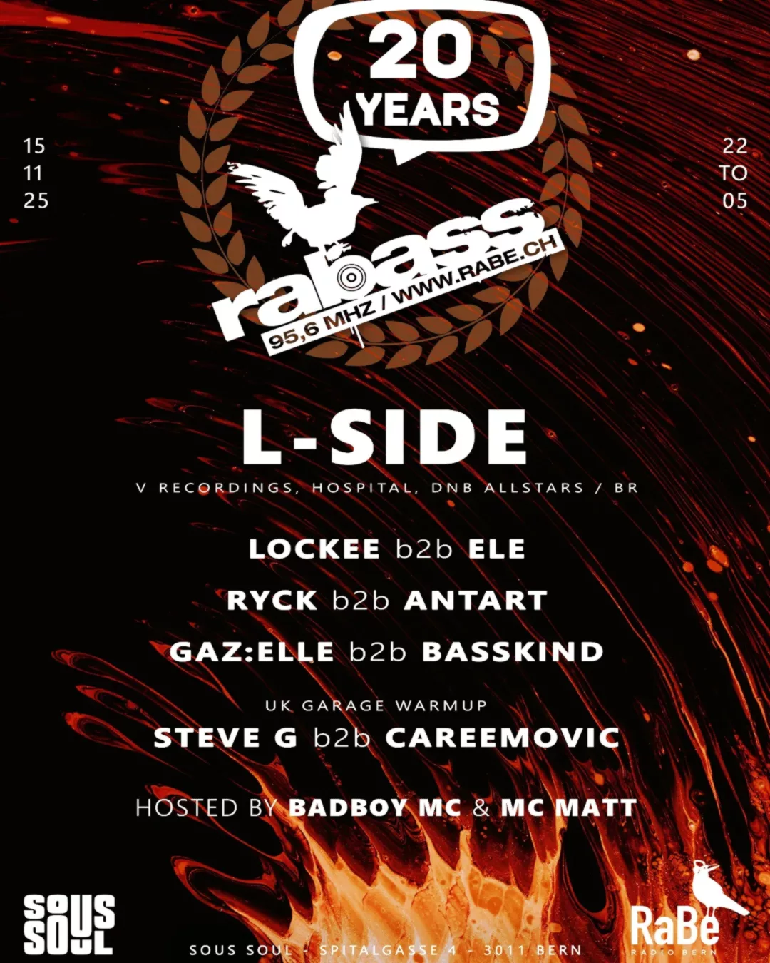 20 YEARS RaBass 95.6