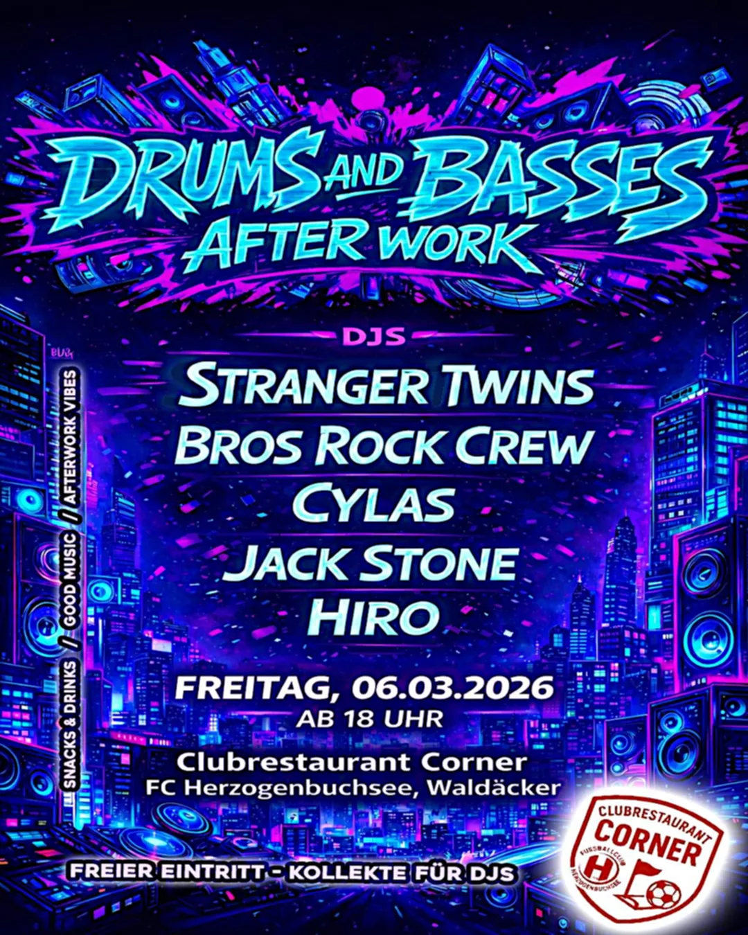 DRUMS and BASSES AFTERWORK